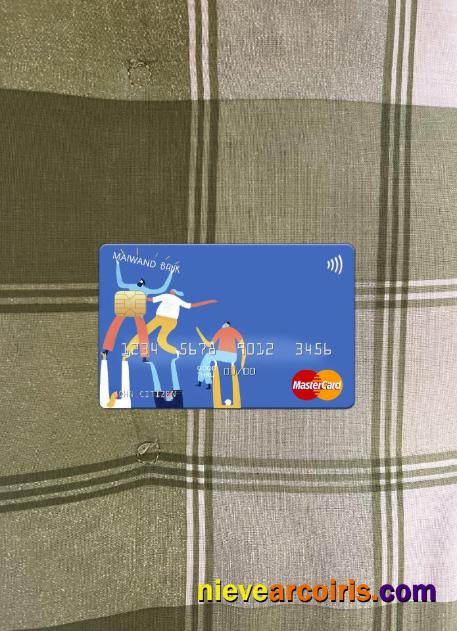 Afghanistan Maiwand Bank mastercard